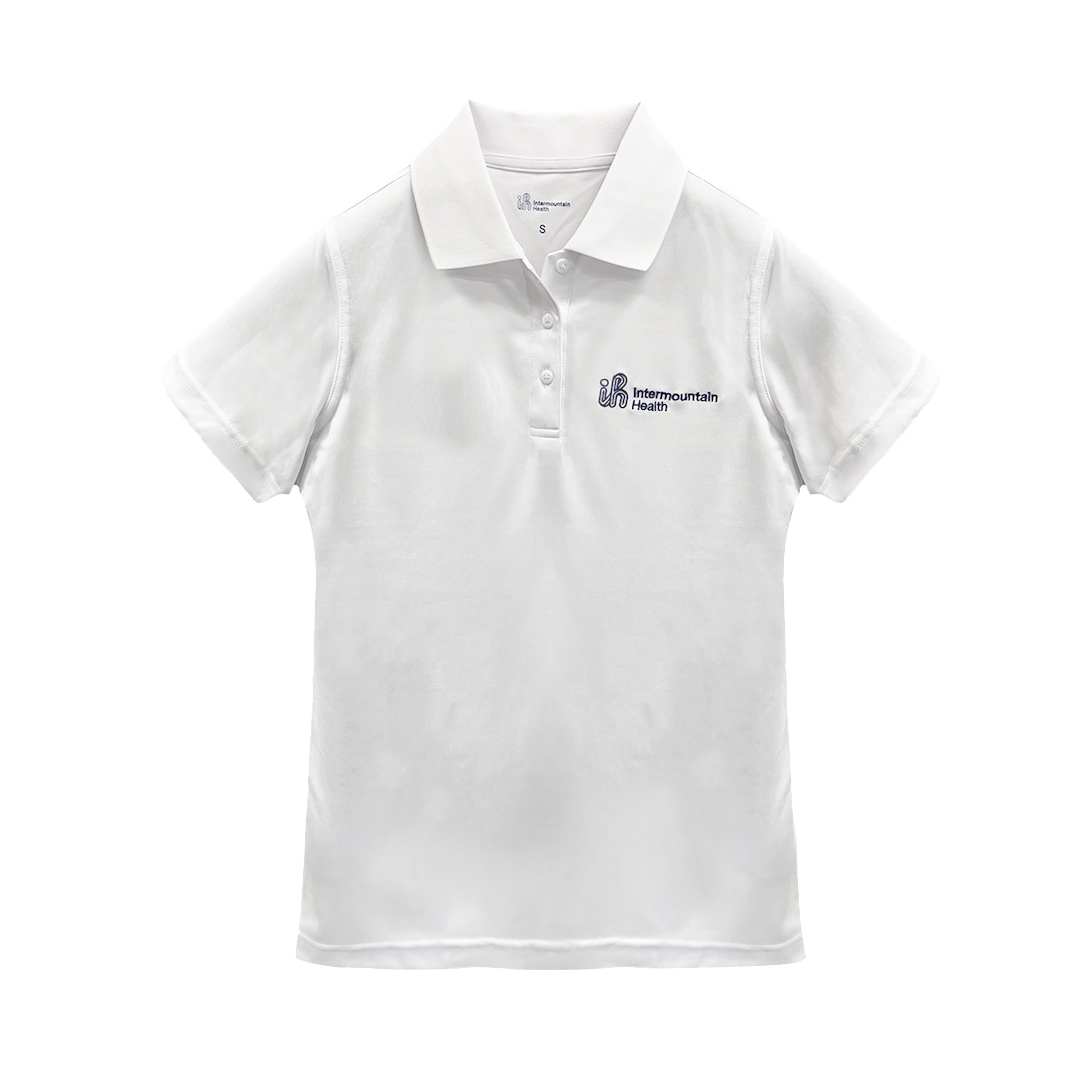 Womens White Polo  